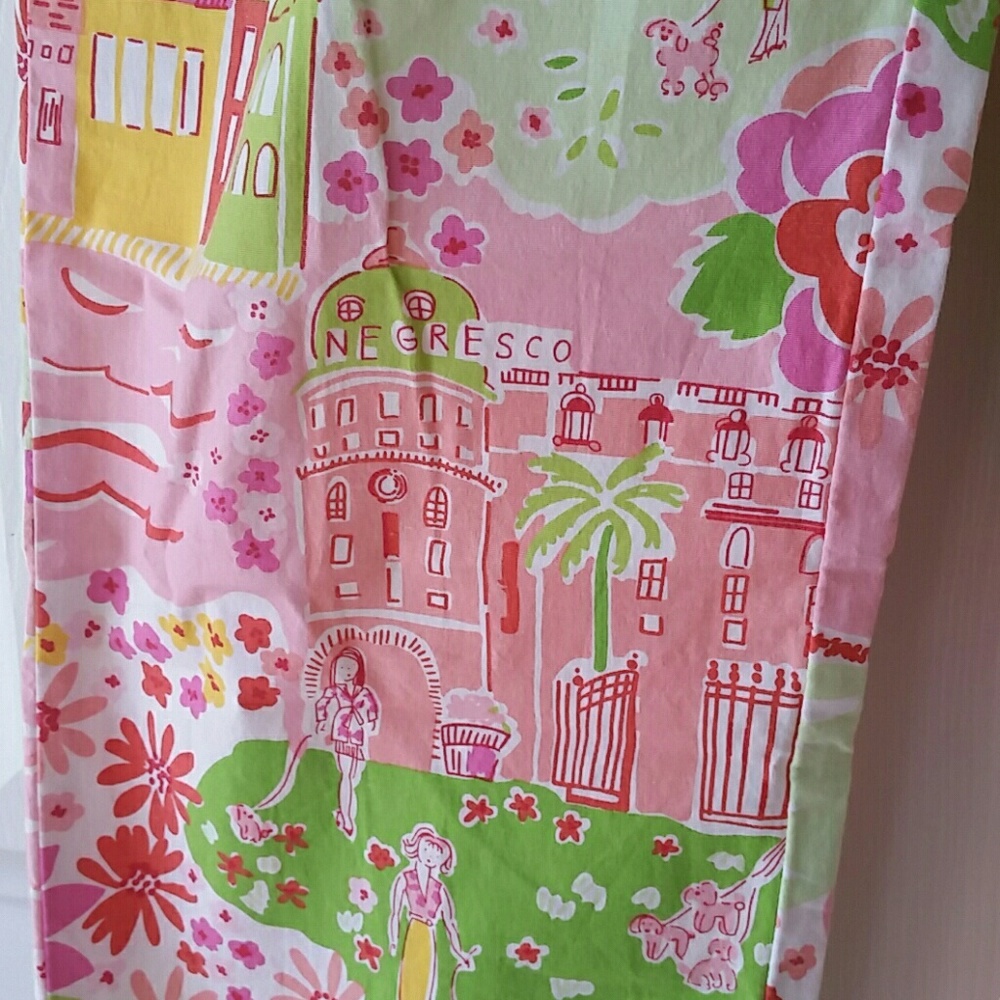 Lilly Pulitzer Multi Mediterranean Print Ankle Co… - image 2